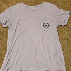Victoria's Secret Pink Light Lavender Pocket Tee